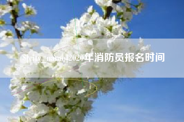 凤城2020年消防员报名时间