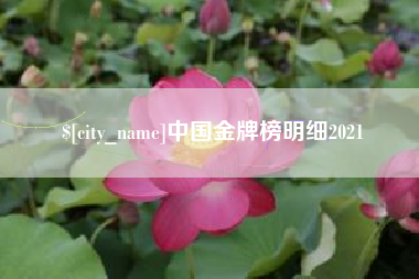 凤城中国金牌榜明细2021