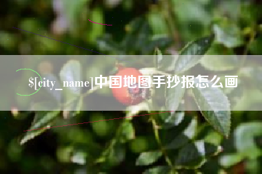 凤城中国地图手抄报怎么画