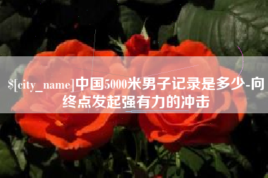凤城中国5000米男子记录是多少-向终点发起强有力的冲击