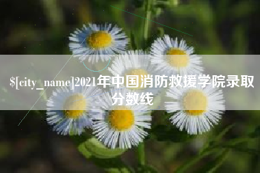 凤城2021年中国消防救援学院录取分数线