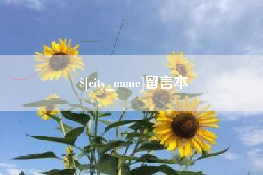 凤城留言本