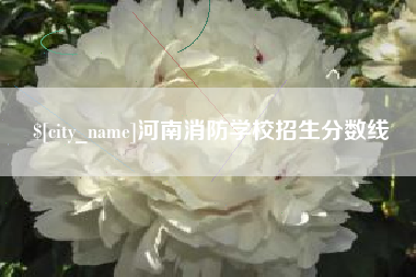 凤城河南消防学校招生分数线