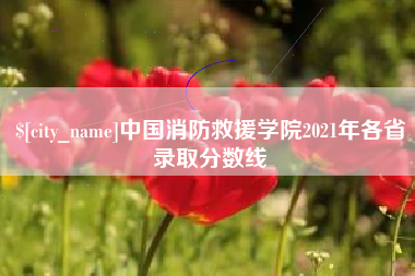 凤城中国消防救援学院2021年各省录取分数线