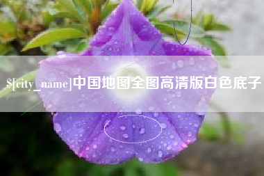 凤城中国地图全图高清版白色底子