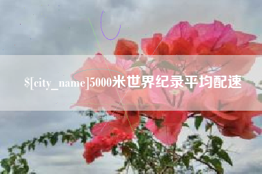 凤城5000米世界纪录平均配速