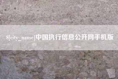 凤城中国执行信息公开网手机版