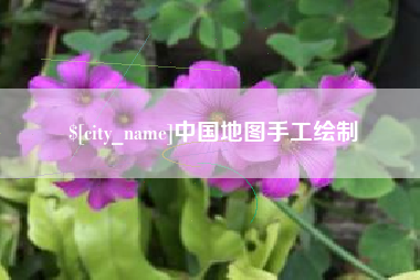 凤城中国地图手工绘制