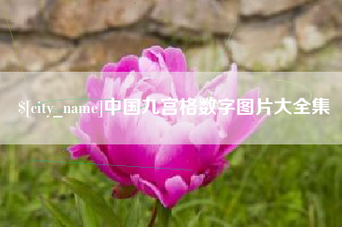凤城中国九宫格数字图片大全集
