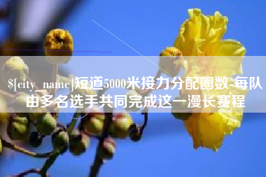 凤城短道5000米接力分配圈数-每队由多名选手共同完成这一漫长赛程