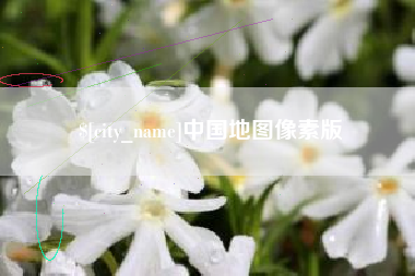 凤城中国地图像素版