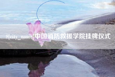 凤城中国消防救援学院挂牌仪式