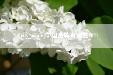 凤城中国金牌有哪些2021