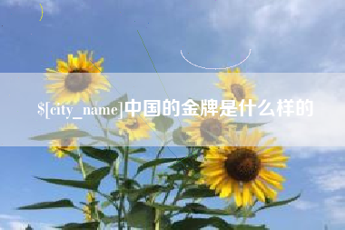 凤城中国的金牌是什么样的