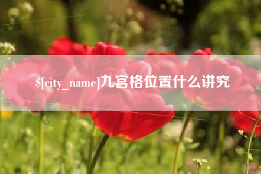 凤城九宫格位置什么讲究